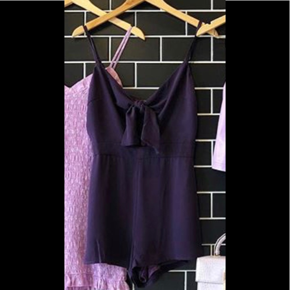 Purple romper